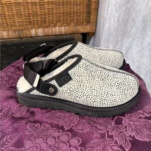 UGG Black and White Shoes